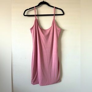 Pink Mini Dress Bodycon Fashion Nova Size XL